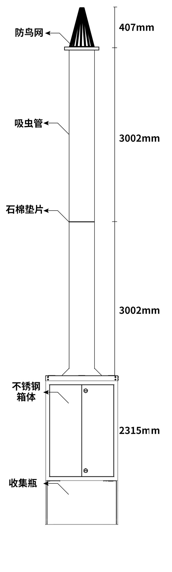 智能吸蟲塔